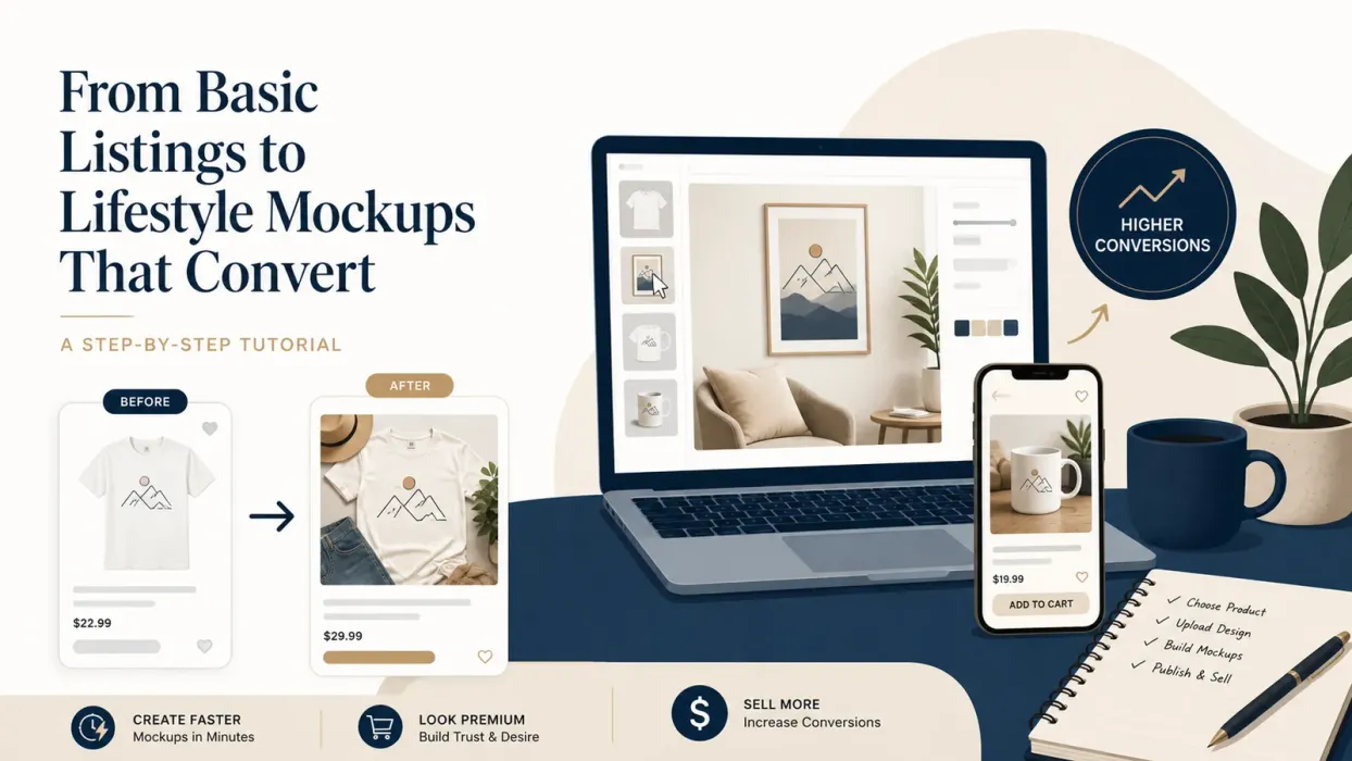 Listystyle Tutorial: How to Create High-Converting Lifestyle Mockups (Better than Placeit) - blog post