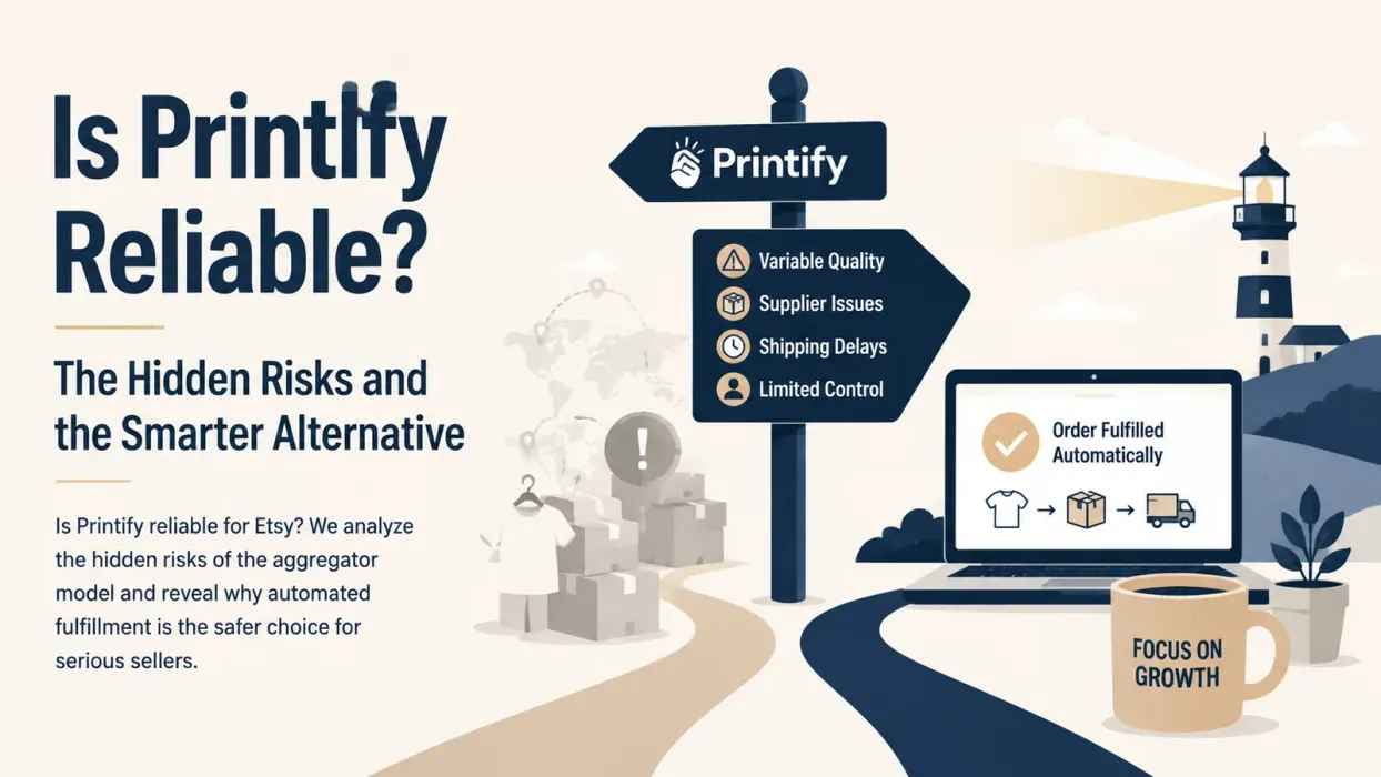 Is Printify Reliable? The Hidden Risks and the Smarter Alternative - blog post