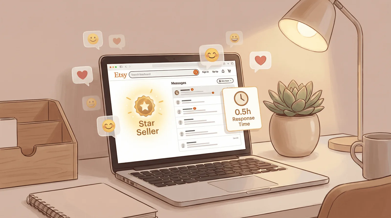 Etsy Customer Service: How Response Time and Customer Satisfaction Impact Your Star Seller Status - blog post
