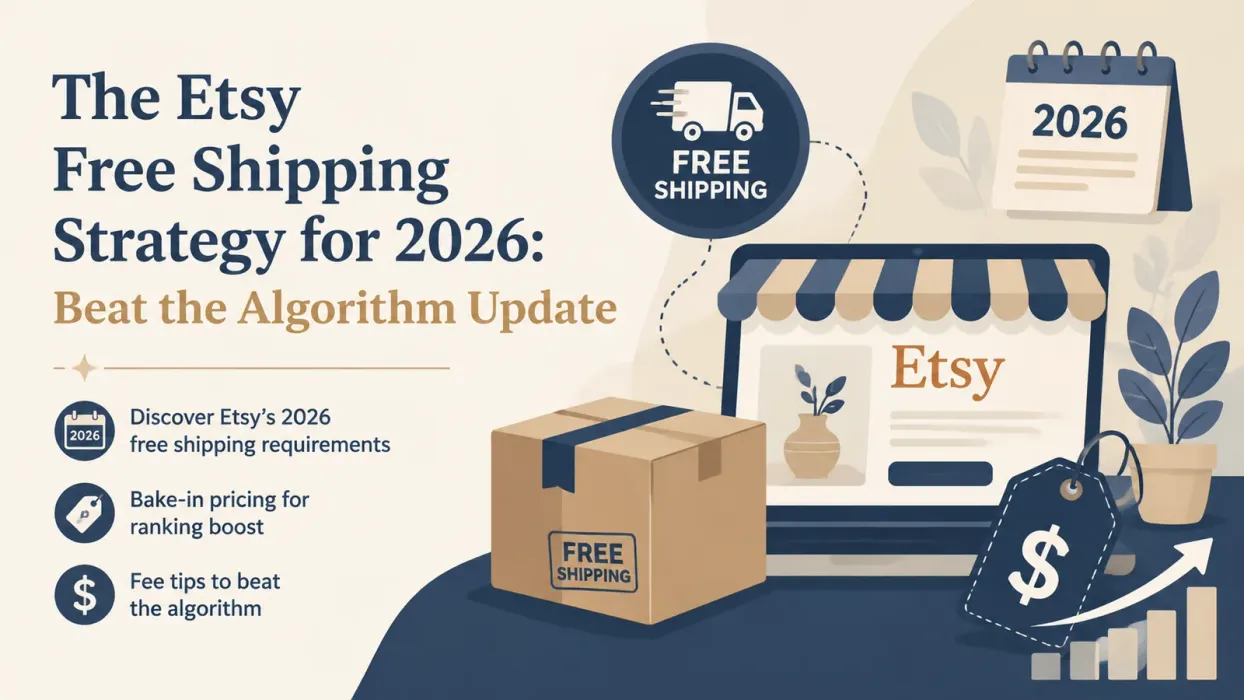 The Etsy Free Shipping Strategy for 2026: Beat the Algorithm Update - blog post