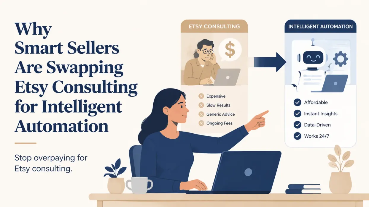 Why Smart Sellers Are Swapping Etsy Consulting for Intelligent Automation - blog post