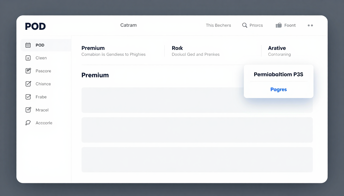 Printify free plan dashboard showing limited features