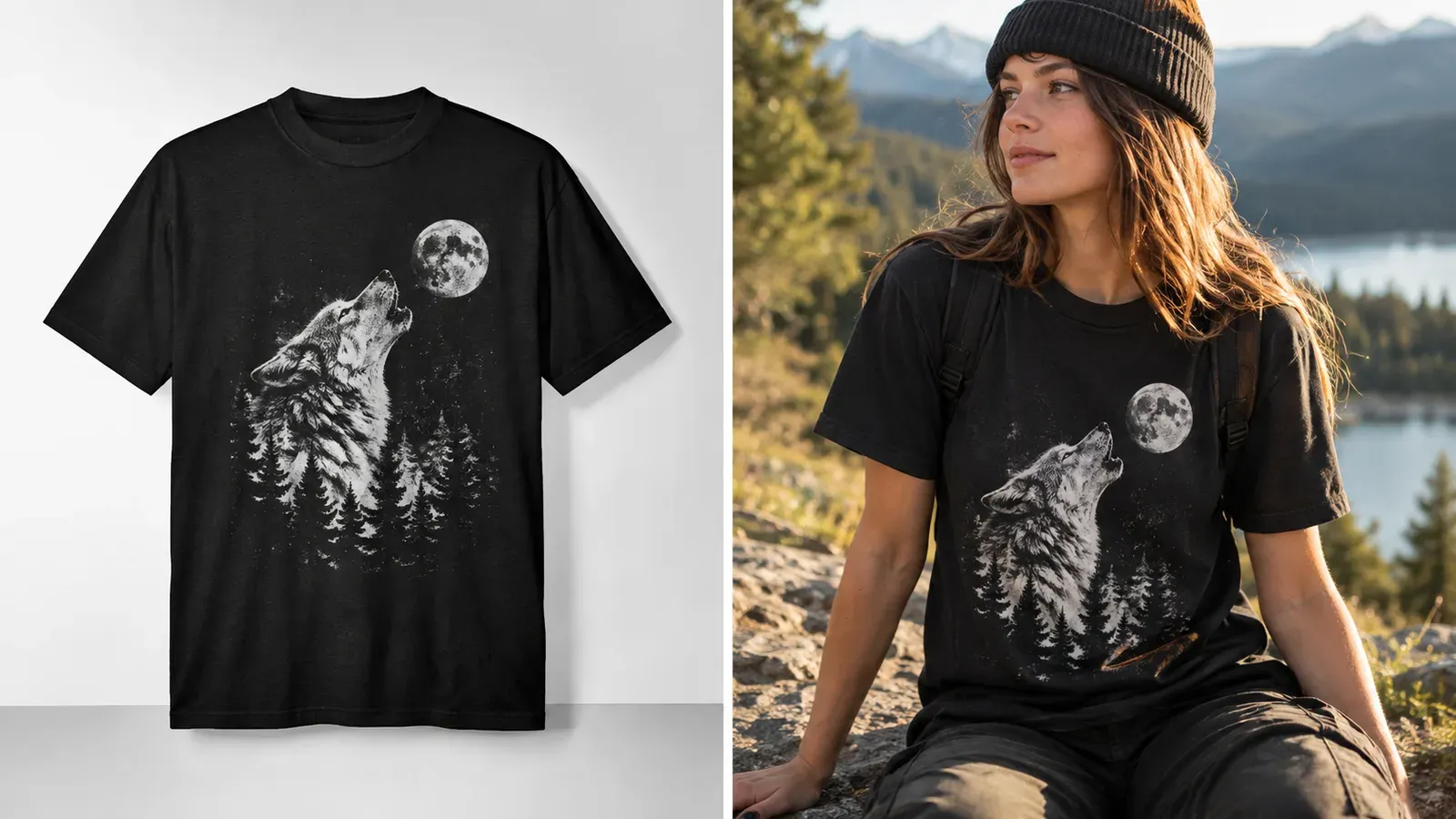 Side-by-side comparison of a generic free mockup and a unique lifestyle photo