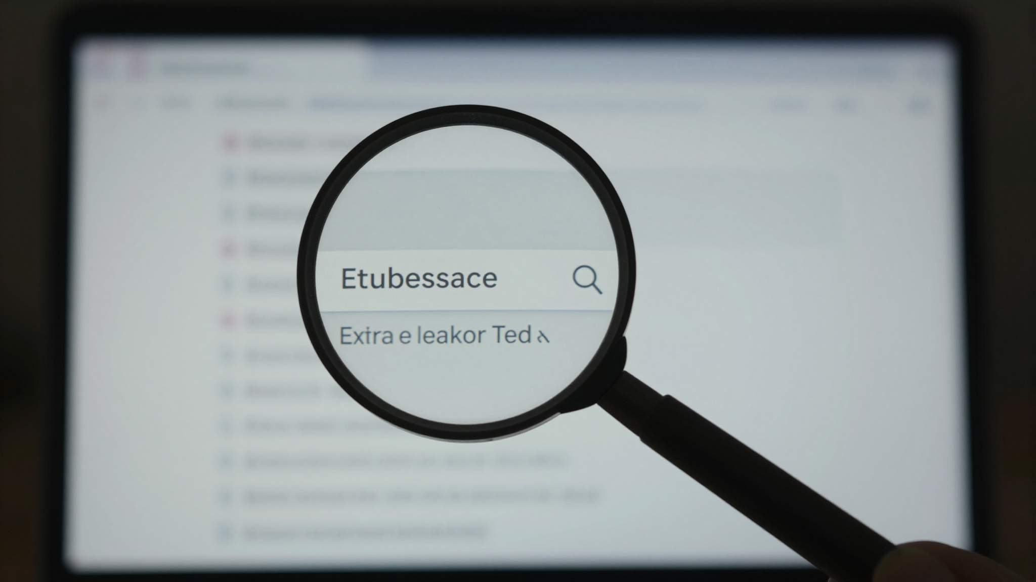 Etsy search results page ranking concept with magnifying glass