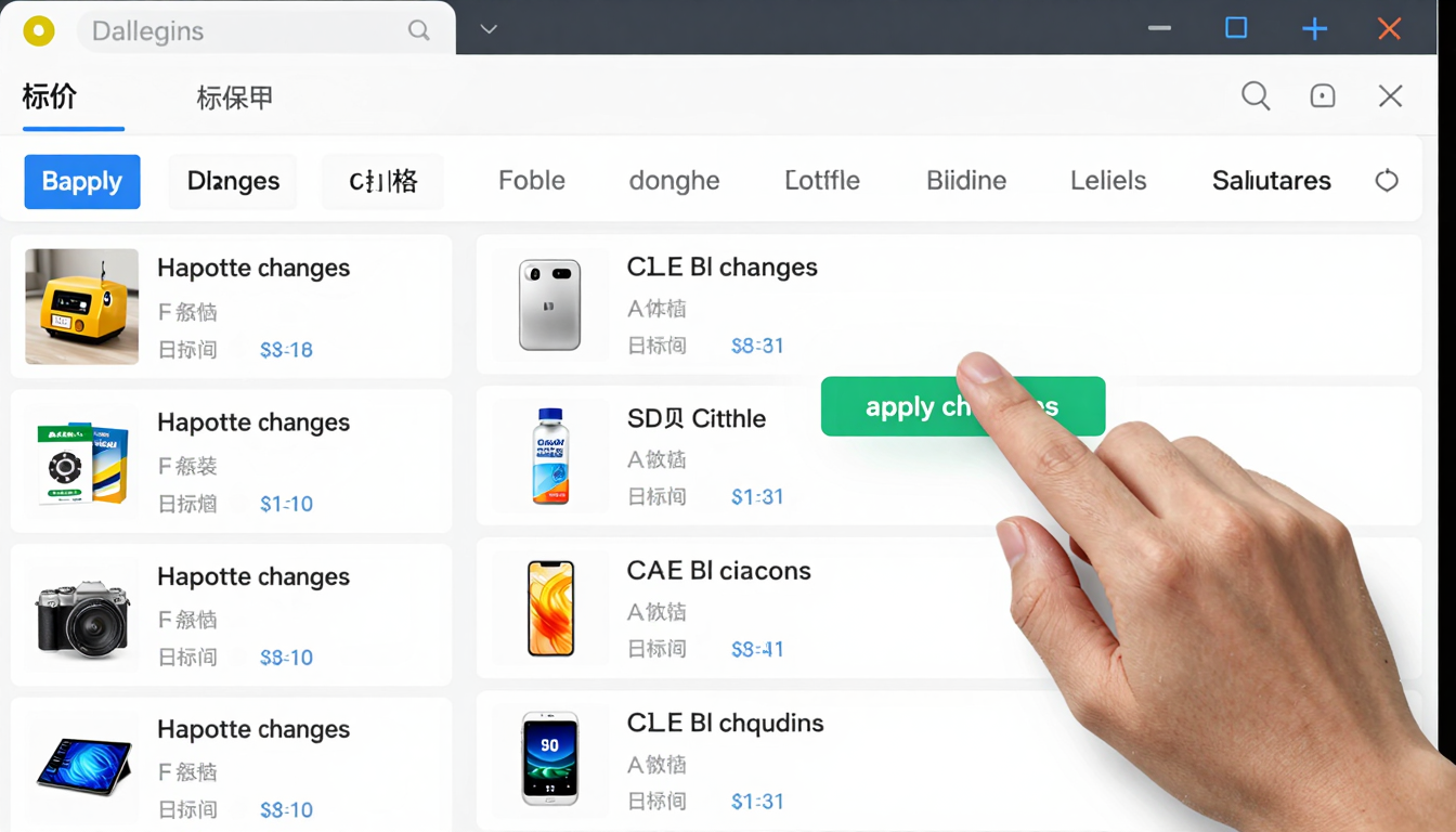 Listybox Bulk Editing interface for brand consistency