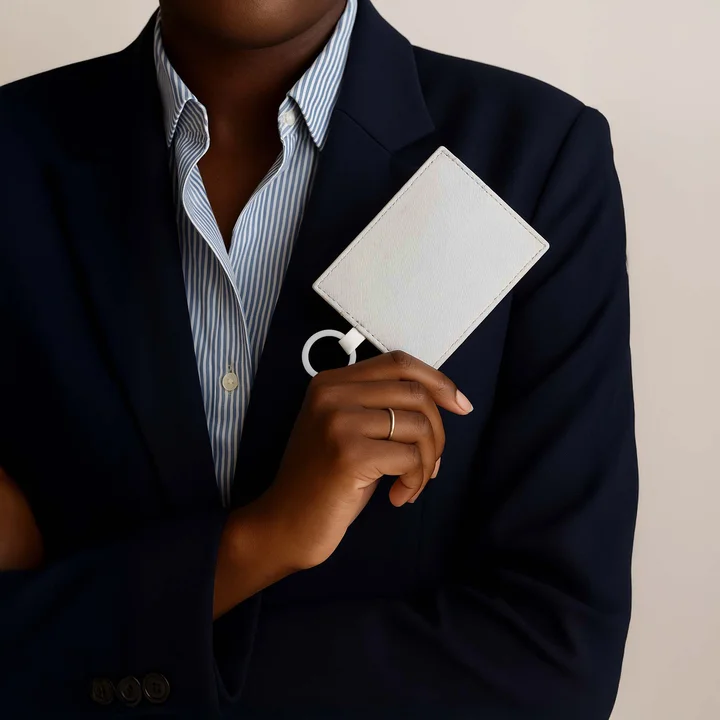 Saffiano Leather Card Holder