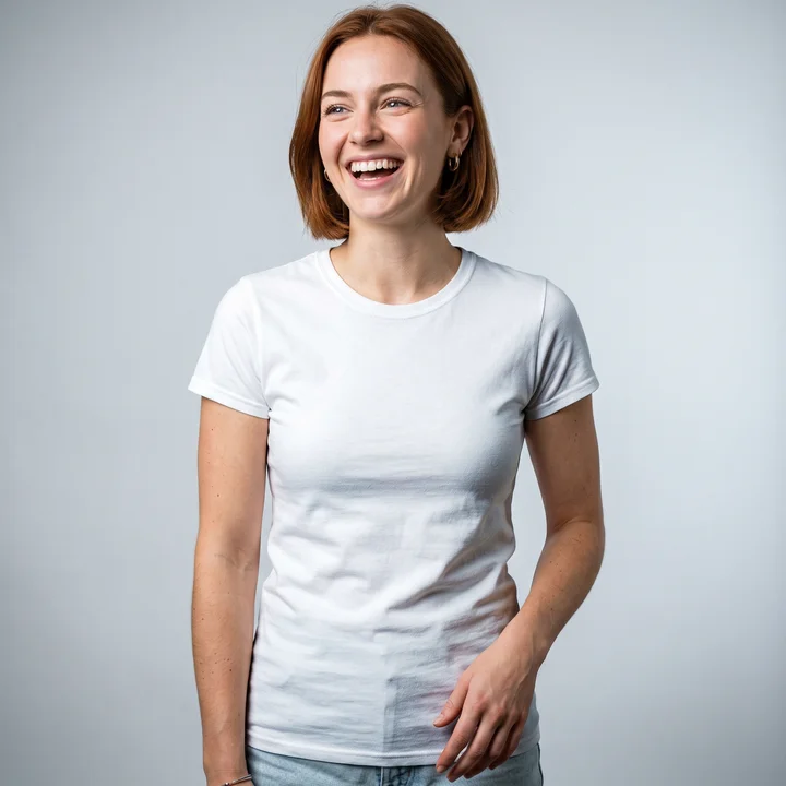 Women's Midweight Cotton Tee - Gildan 5000L