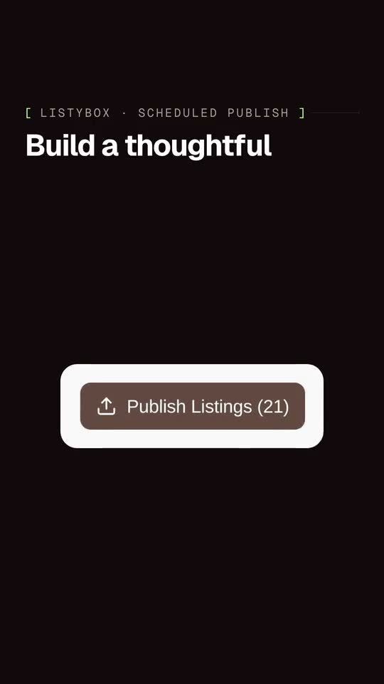 Plan your publishing calendar once