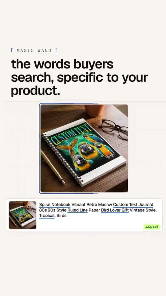 Listing copy written with SEO in mind